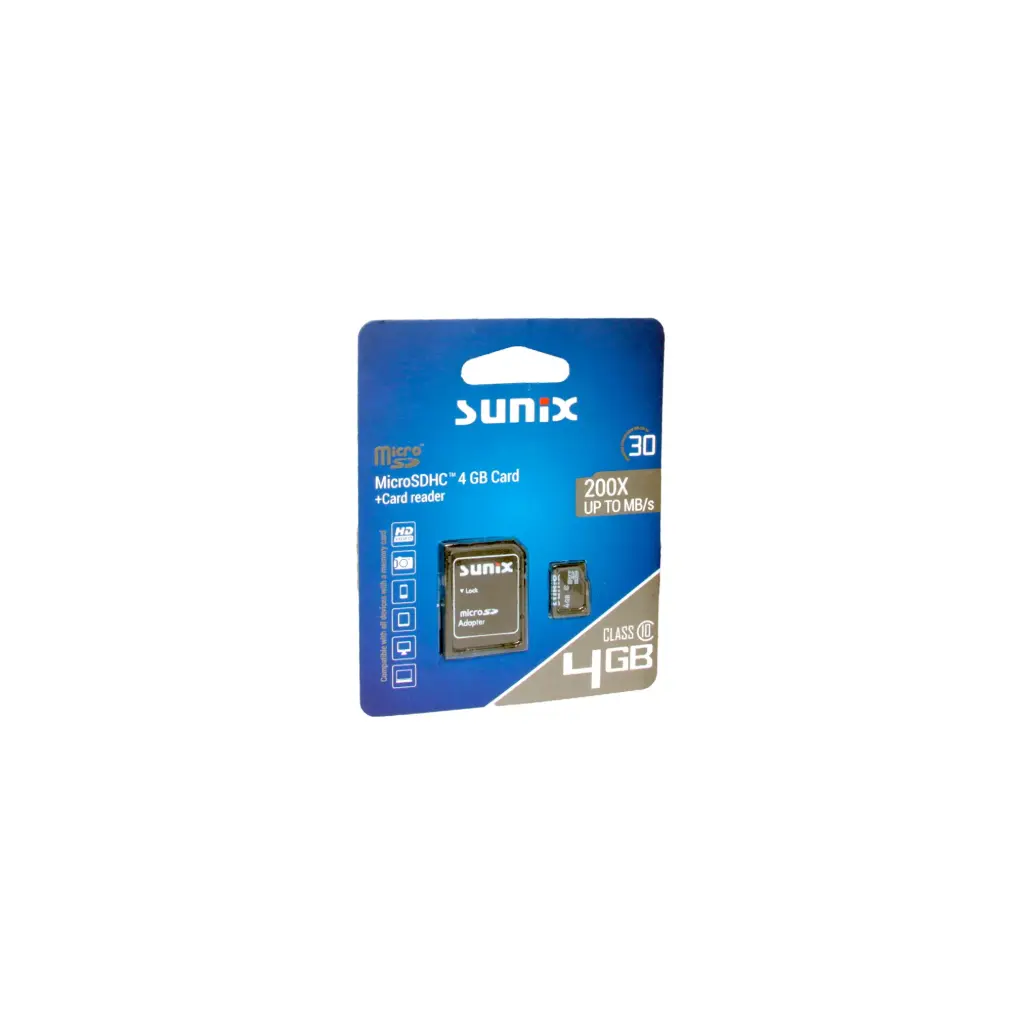 4 GB MICRO SD CARD