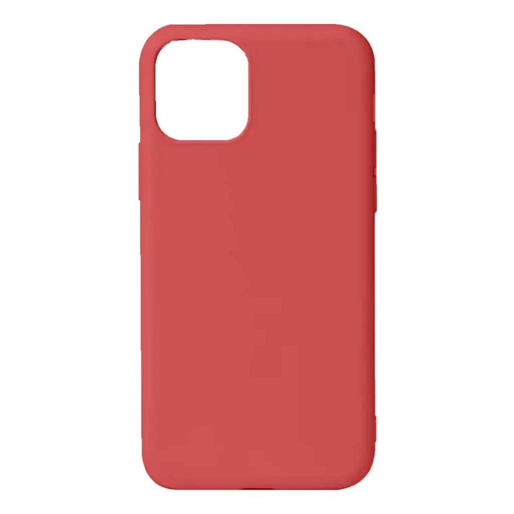 IPH 15 SILICONE CASE RED