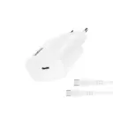 S40 CHARGER TYPE-C WHITE (With Cable)